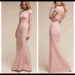 BHLDN Katie May Madison Dusty Rose dress